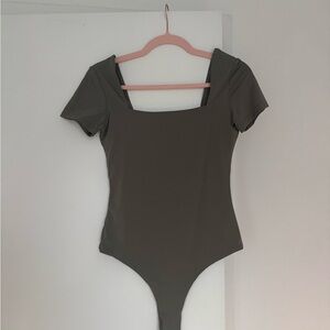 Klassy Network Olive Green Bodysuit